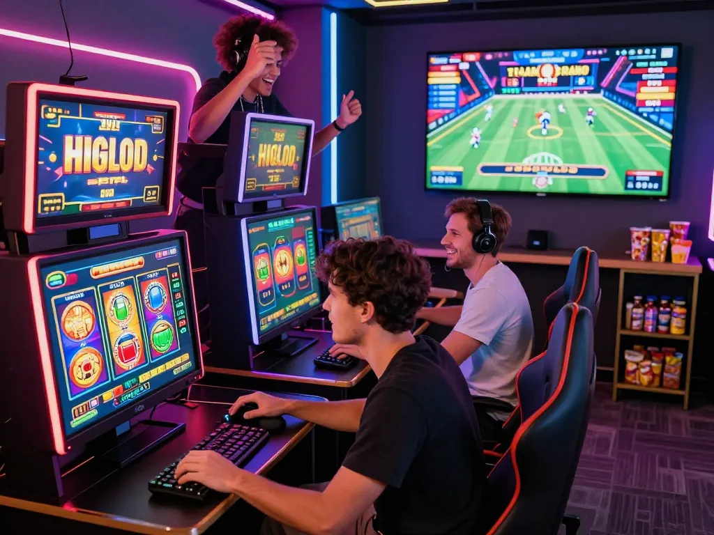 Engaged players experiencing the thrill of playing HH55 online games, showcasing sports betting and live casino.