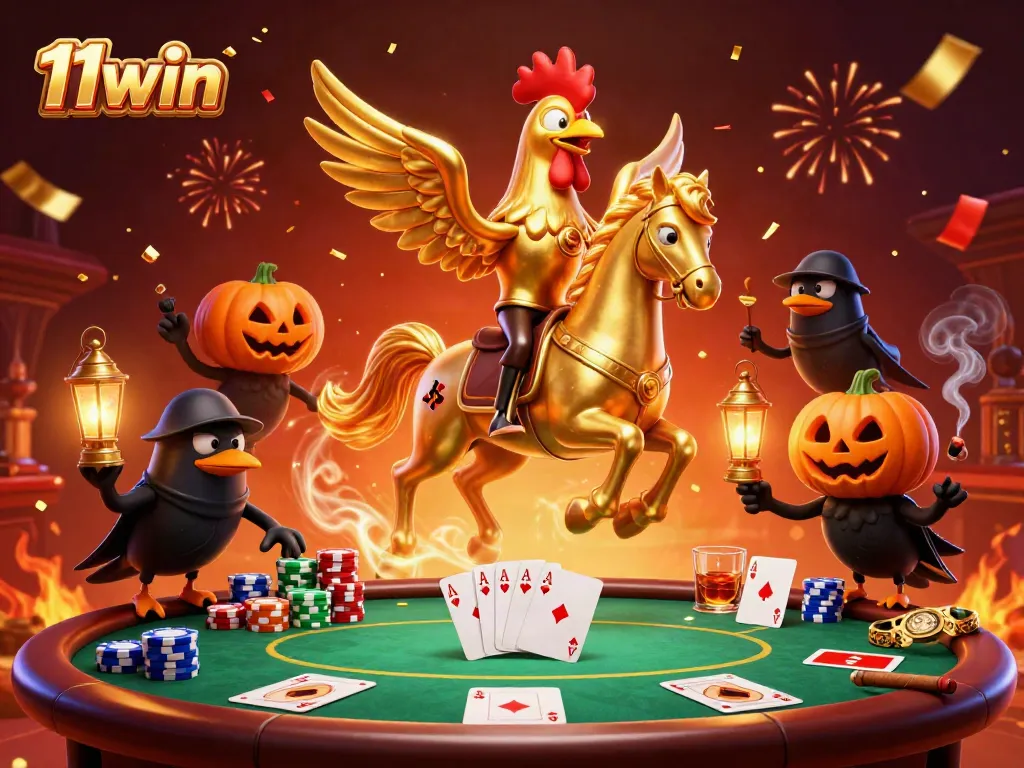 Experience the thrill of 11win in a vibrant, dynamic casino scene filled with excitement and action.