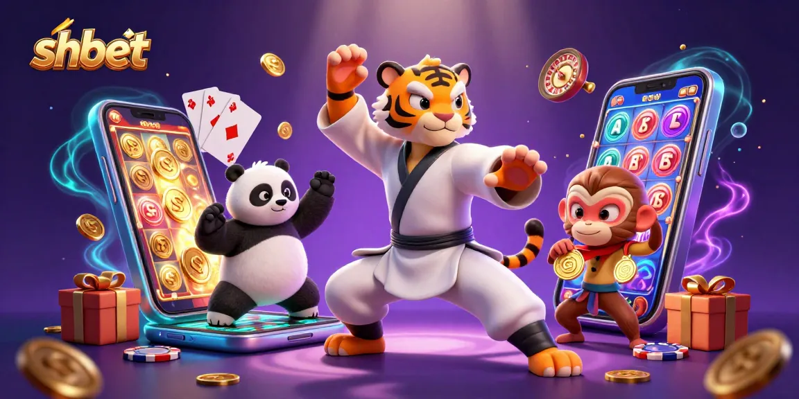 Experience thrilling gameplay at shbet with our fictional kung fu tiger master and casino elements.