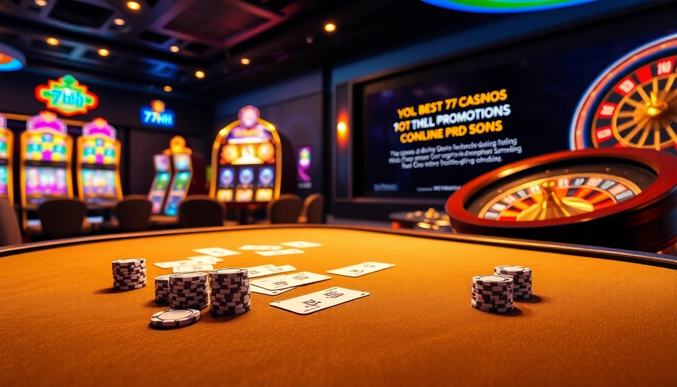 Experience the thrill of winning at 7hh with luxurious casino gaming tables and exciting slot machines.