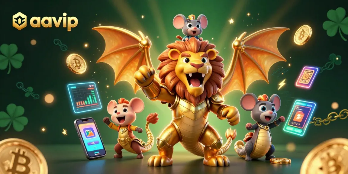 Join the excitement at aavip as the chimera creature dominates the game with stunning visuals and crypto elements.