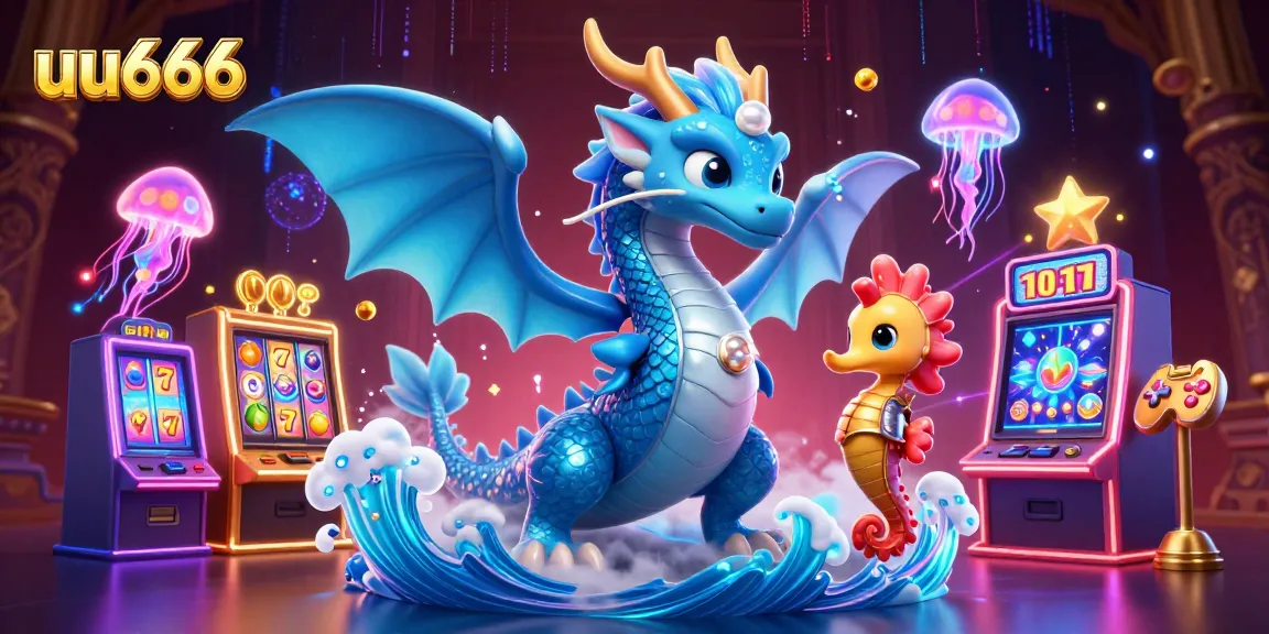Win big at uu666 with vibrant slot machines and enchanted sea creatures in a casino paradise.