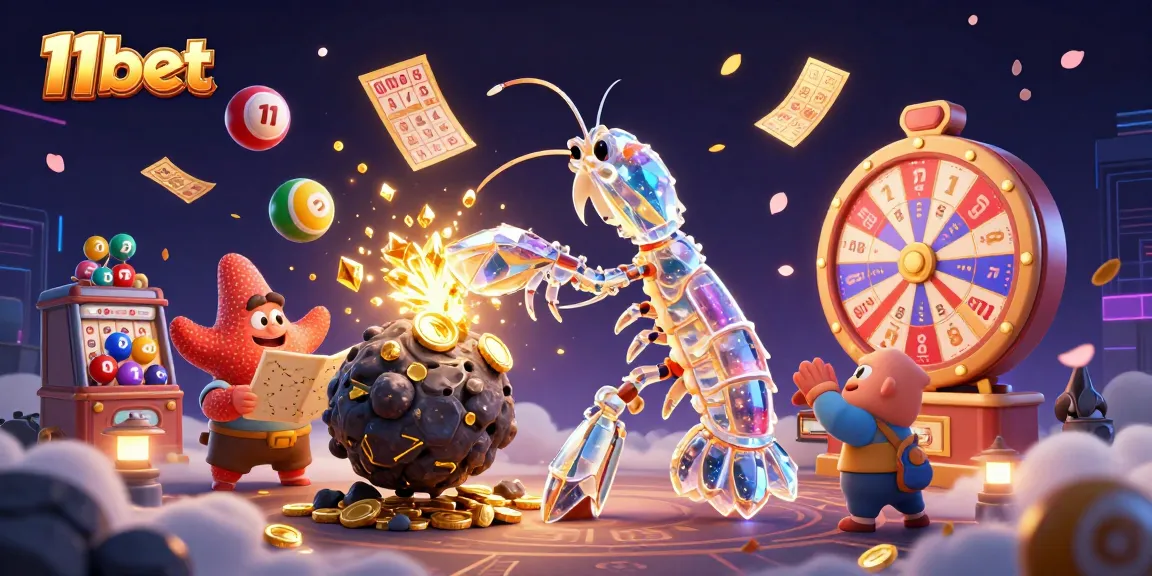 Experience the thrill of 11bet with its exciting dynamic lottery elements in a galactic setting.