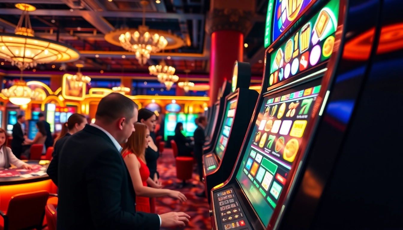 Jouer aux meilleurs sites casino bonus avec un slot machine brillant et vibrant.