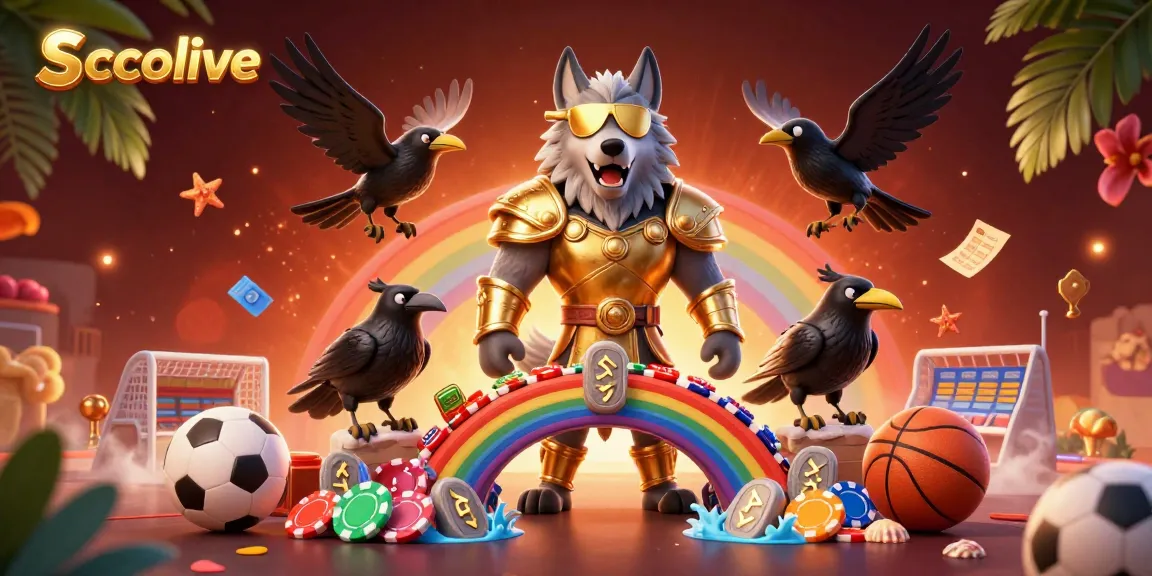 Socolive presents an exhilarating sports betting scene with Odin and his ravens, highlighting vibrant team spirit and excitement.