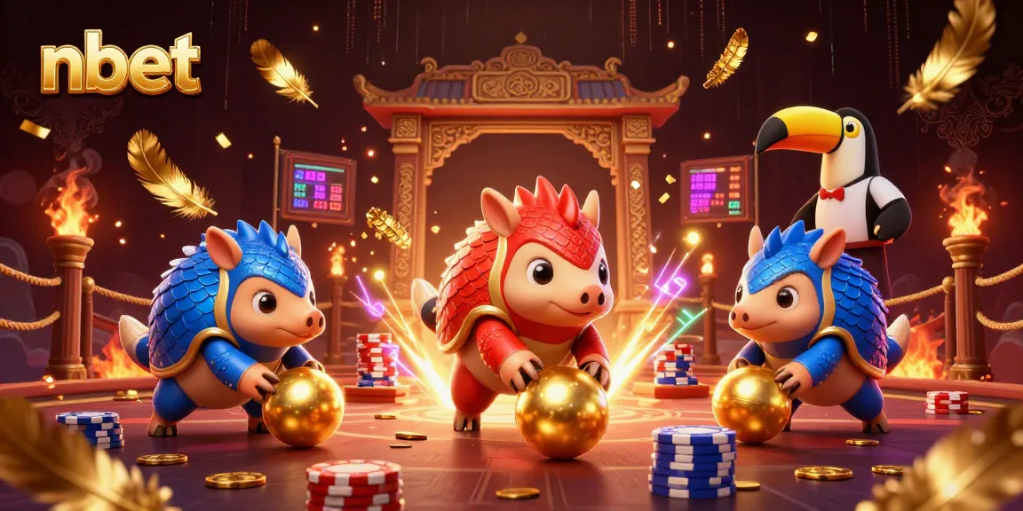 Experience thrilling action with nbet as rival pangolins roll through poker chips!