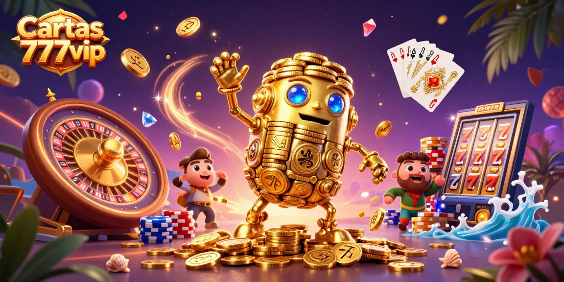 Experience the excitement of Cartas 777vip with 3D animated characters and rich game elements.