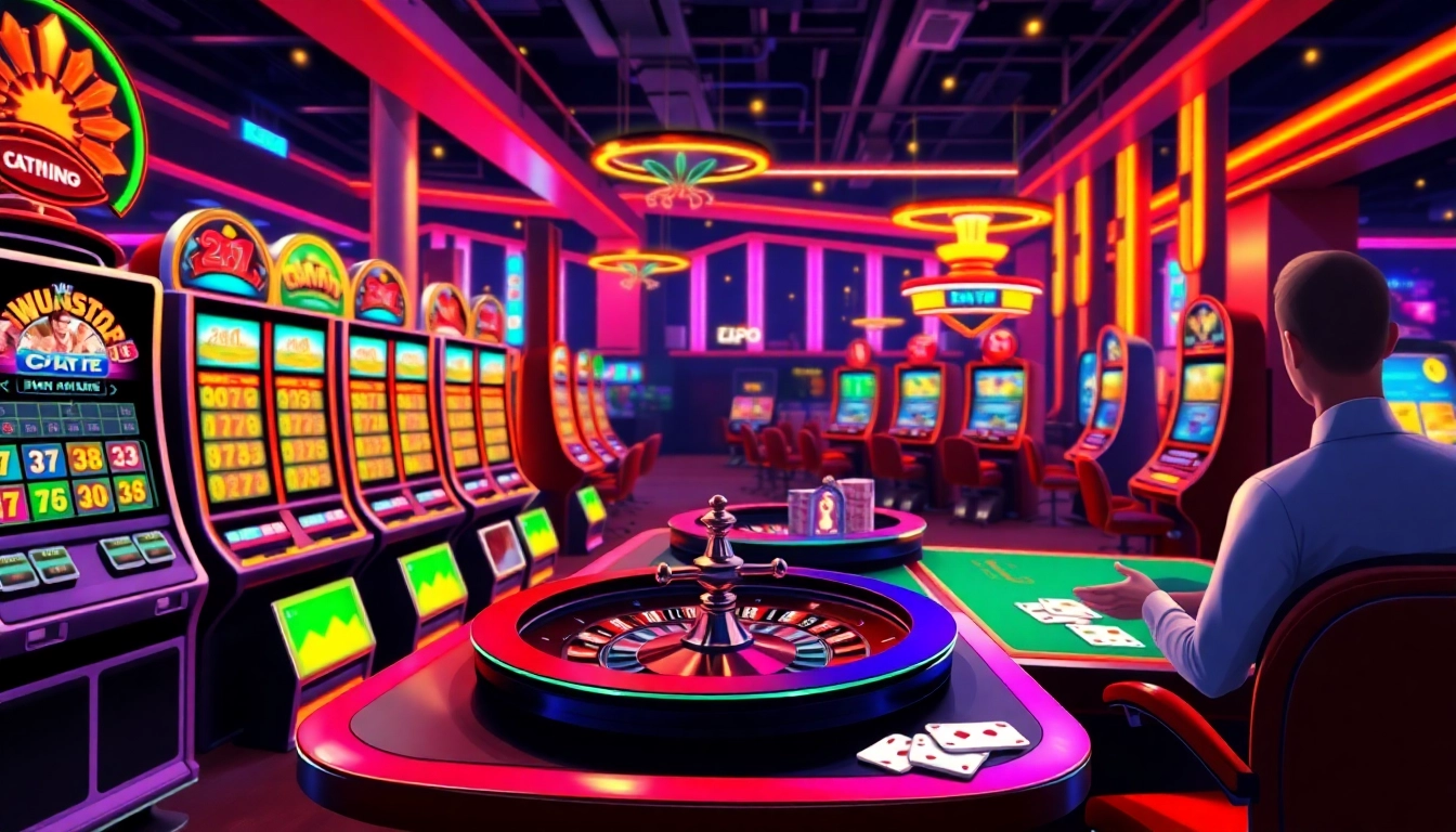 Découvrez le site casino en ligne avec des machines à sous scintillantes et des jeux de cartes passionnants.