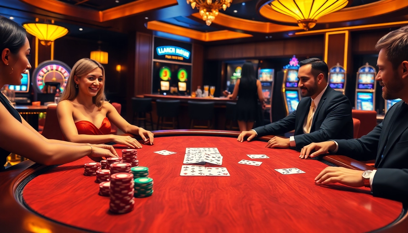 Experimente uma ação de poker emocionante em um cassino de luxo com fichas 69T e jogabilidade vibrante.