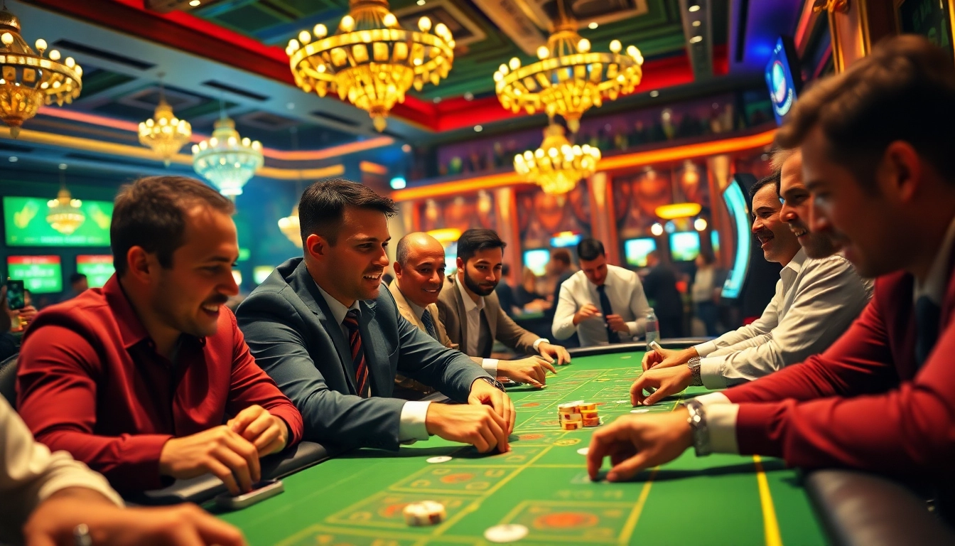 Jouer à un match paris rugby dans un casino animé avec des joueurs passionnés.