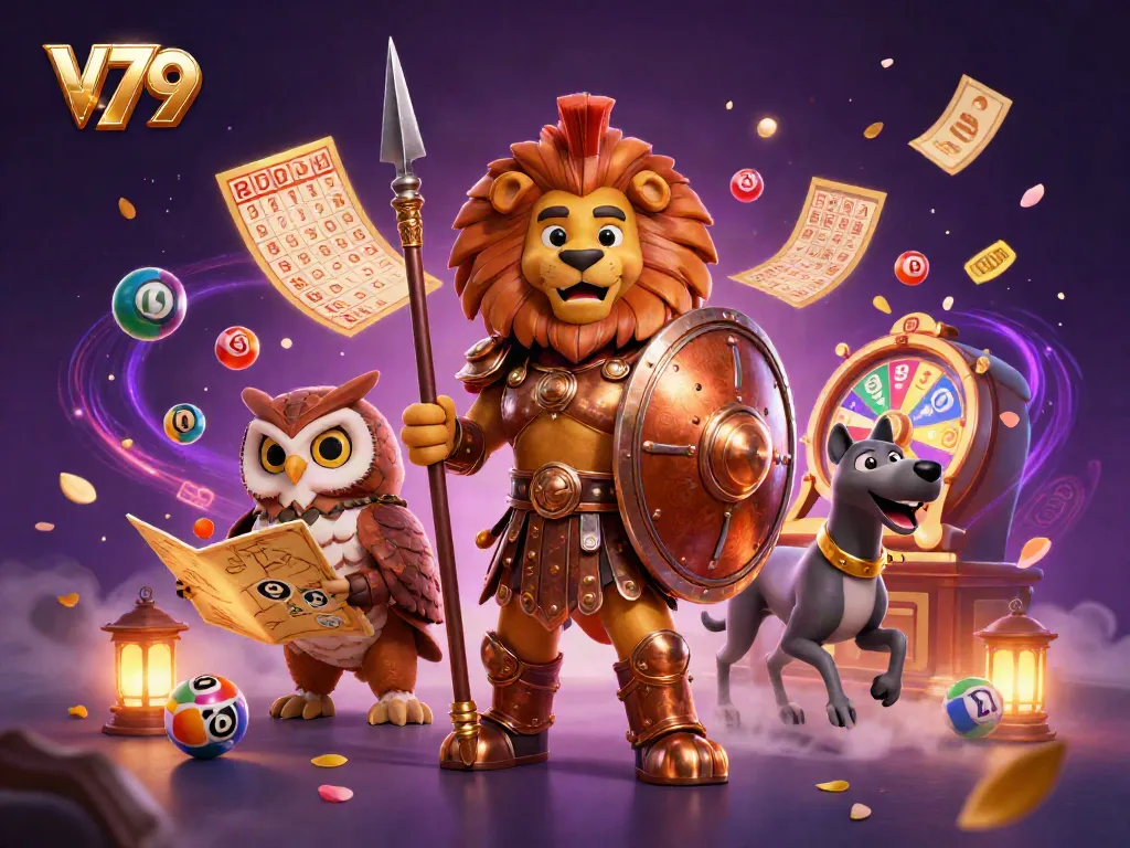V79 brings the excitement of casino gaming alive with colorful lottery elements and dynamic characters.